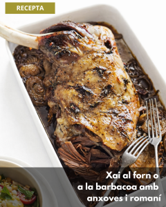 CARNS CINTA_foto xai al forn o a la barbacoa amb anxoves i romaní