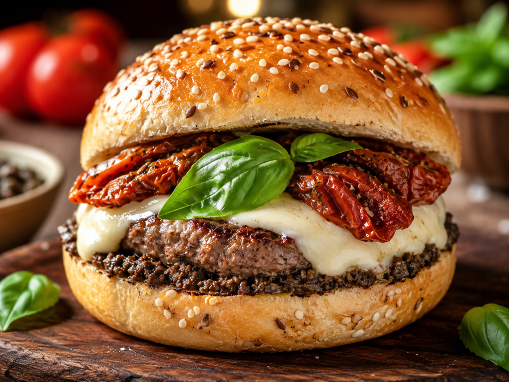 hamburguesa a la italiana